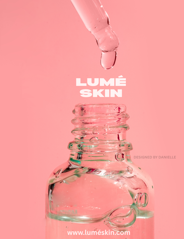 Lumé Skin Product marketing design